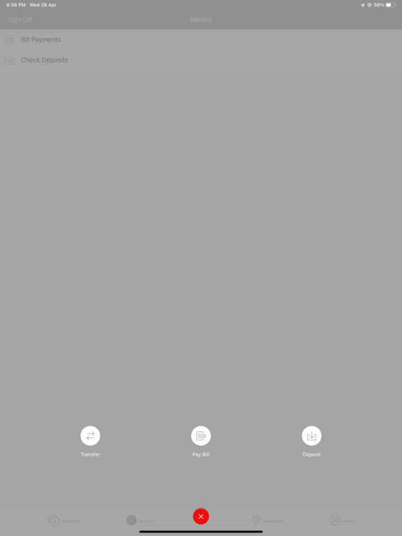 LifeStore Bank Mobile iPad screenshot 3 - Finance app