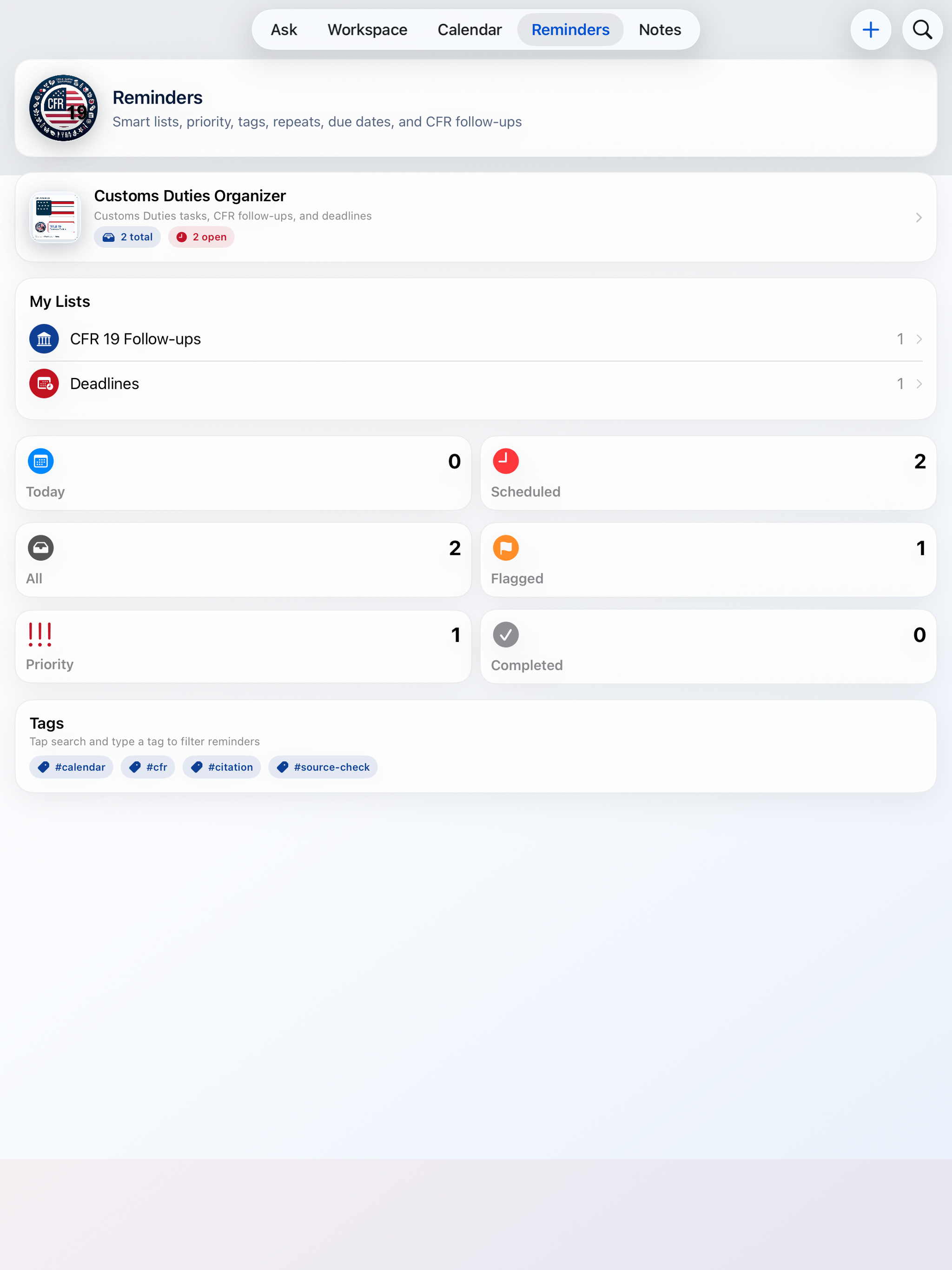 CFR AI - Title 19 screenshot 9