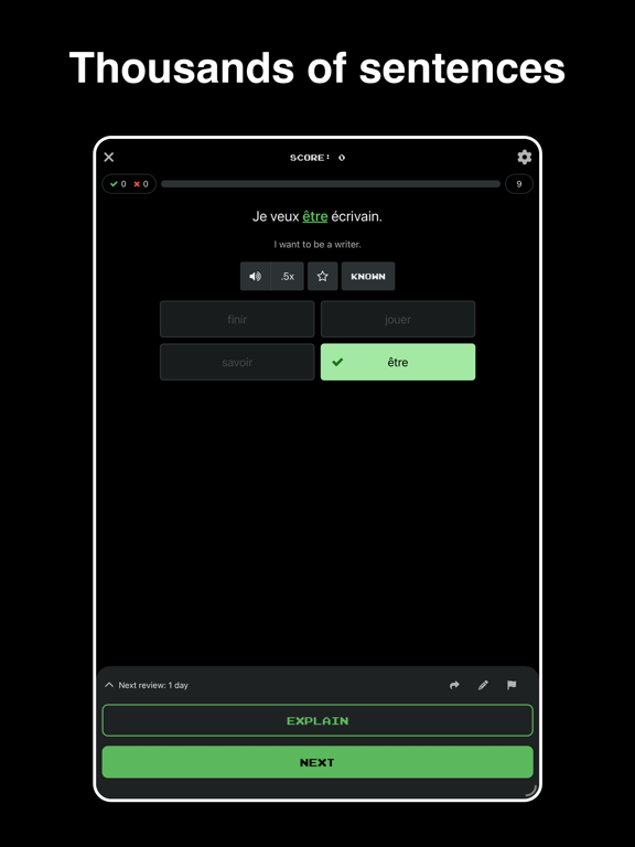 Screenshot #6 pour Clozemaster: Apprendre langues