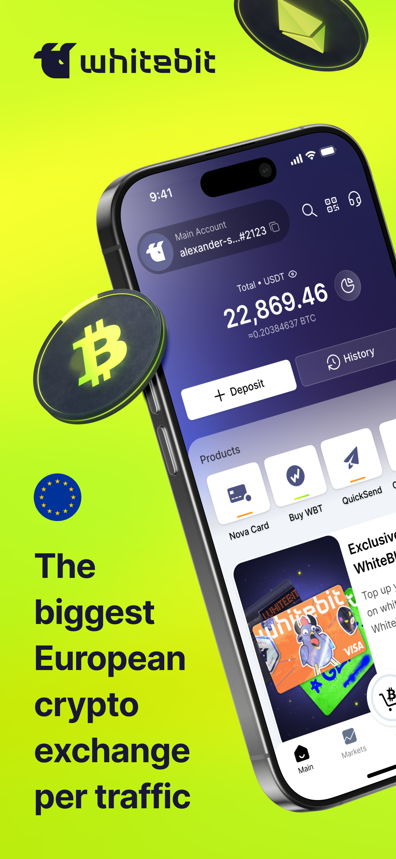 WhiteBIT – buy & sell bitcoin