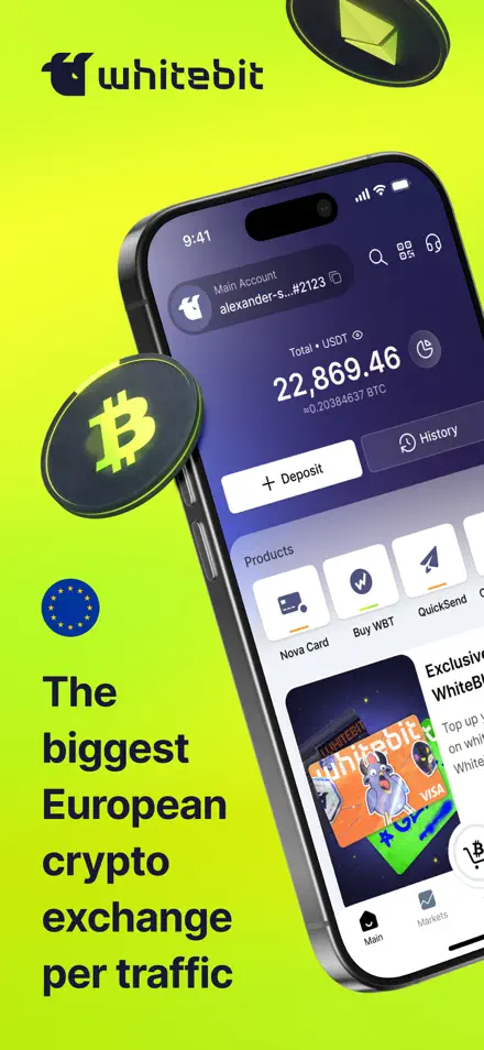 WhiteBIT app screenshot 1