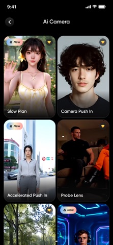 AI Camera FX & Transitions screenshot
