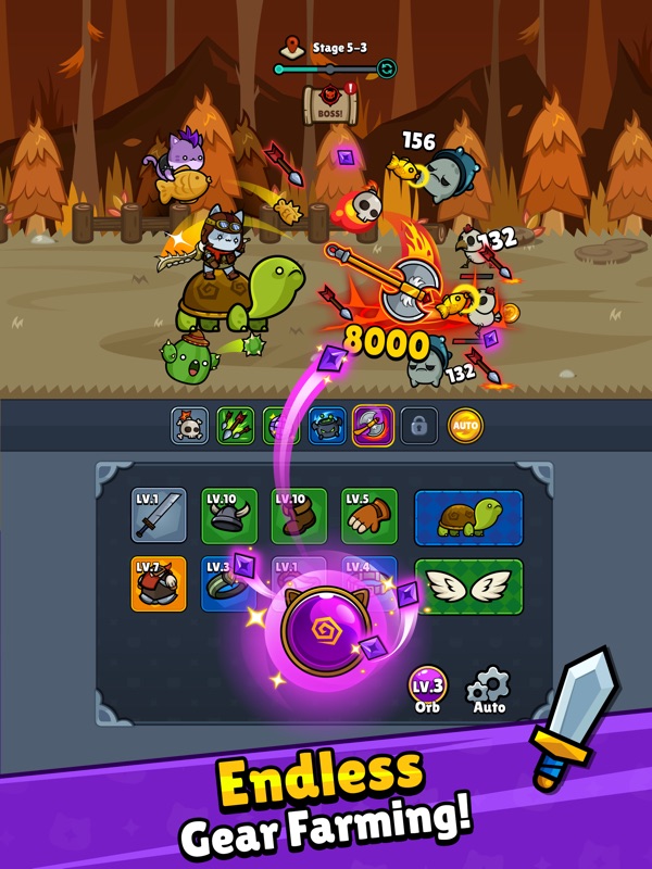 Cavaleiros Felinos: RPG Ocioso screenshot 9