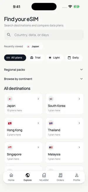 Global eSIM — Travel Data screenshot 2