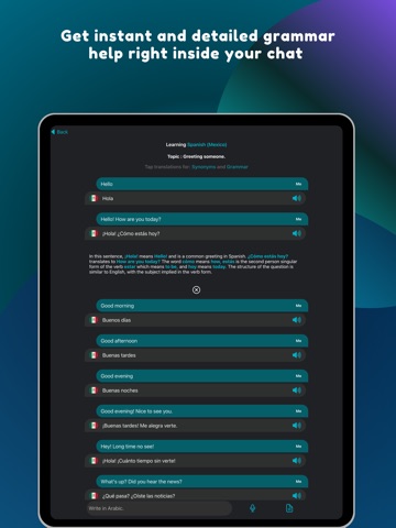 LingoYak: AI Language Tutor iPad screenshot