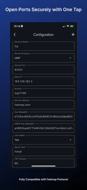 Portguard Client - Fwknop screenshot 1 of 3