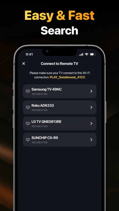 TV Remote・Smart Control App Screenshot