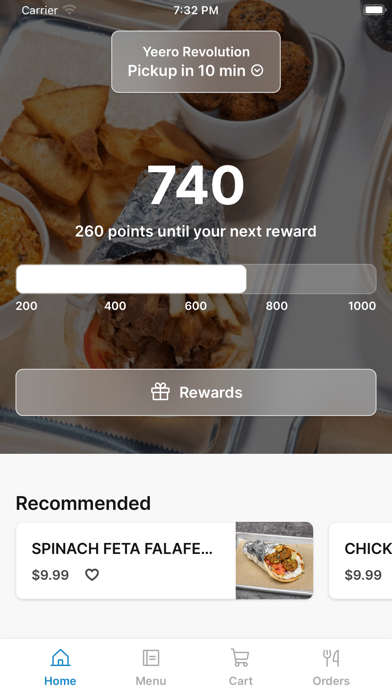 Yeero Revolution iPhone screenshot 1 - Food & Drink app