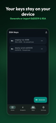 ShellPilot: SSH & Snippets Screenshot 3 of 5