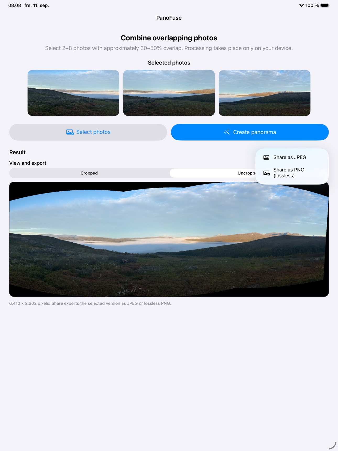 Screenshot 12 of PanoFuse