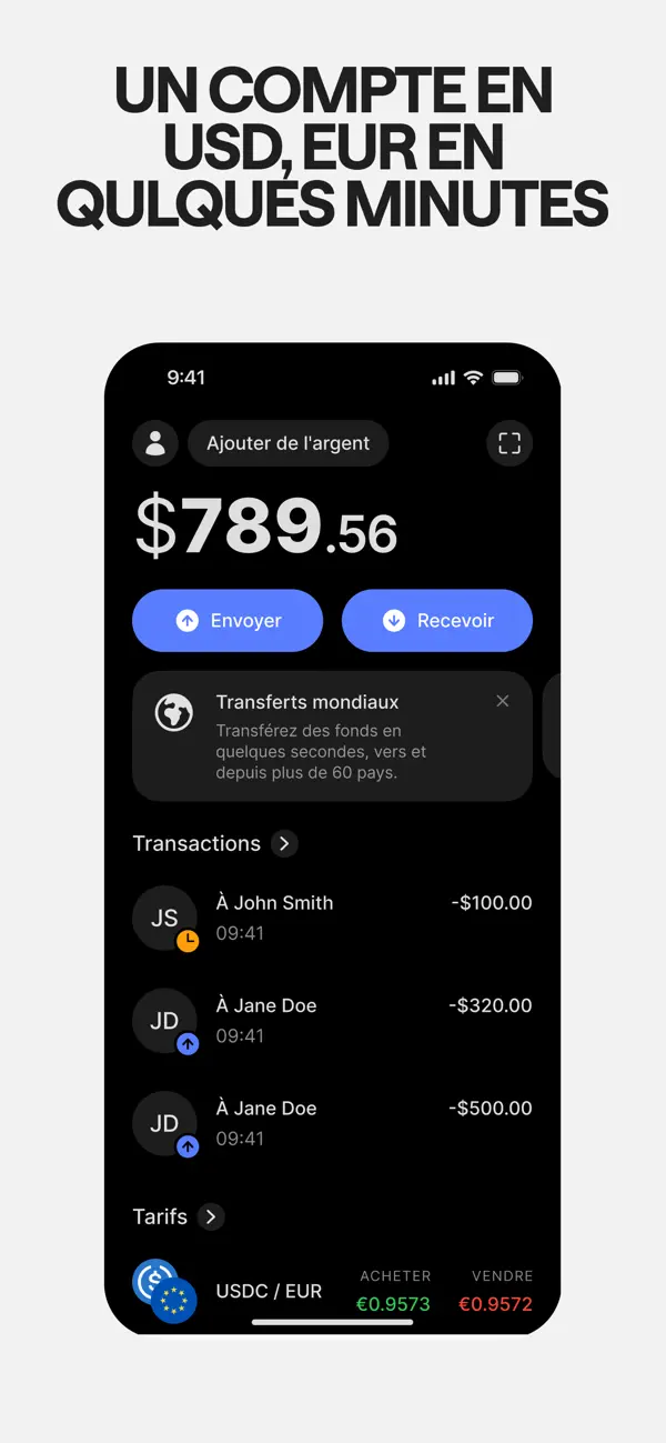 Screenshot #2 pour Due – Global USD accounts