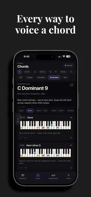 Keytionary: Chords & Voicings screenshot 3