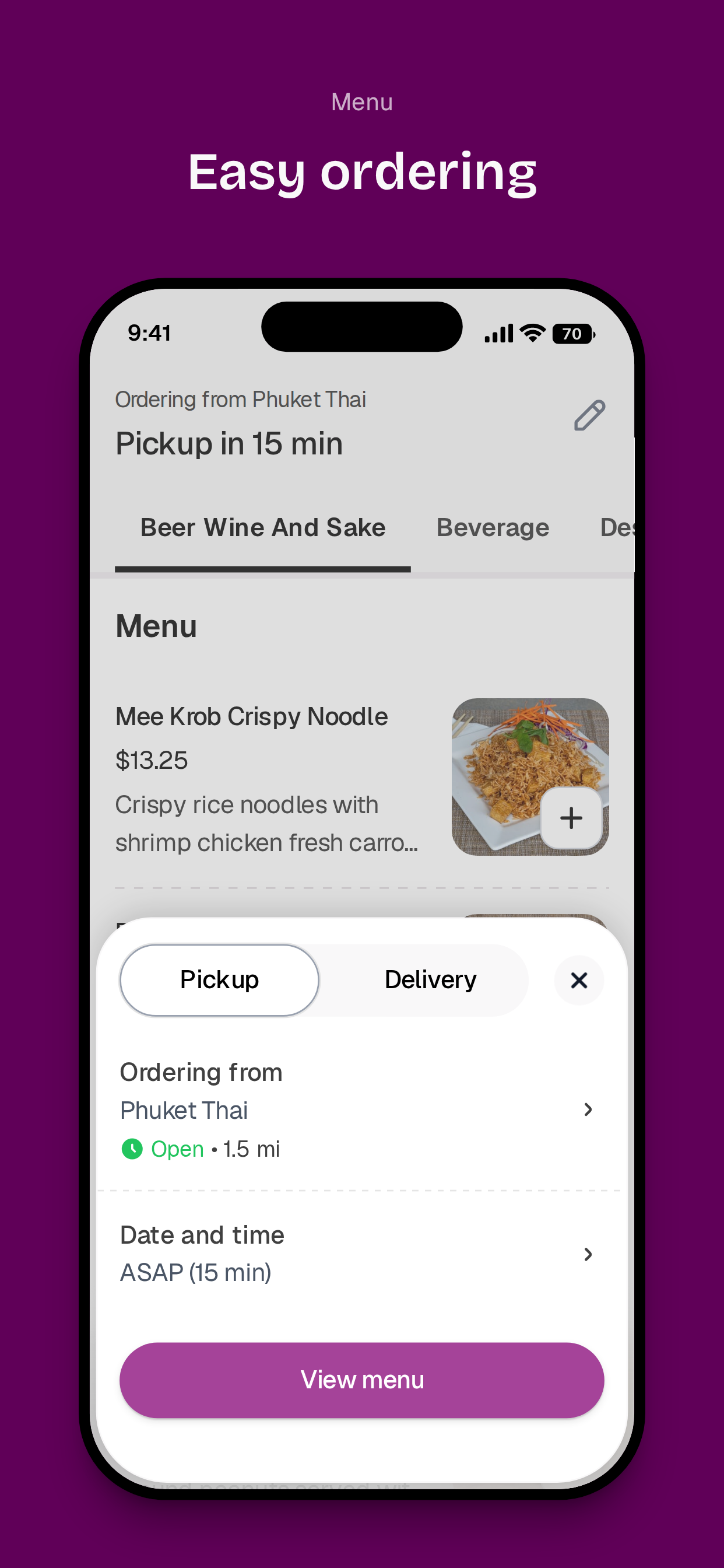 Phuket Thai Restaurant To Go screenshot 3