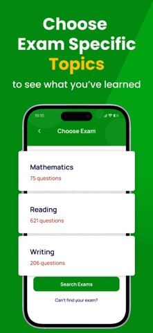 TSI Practice Test screenshot