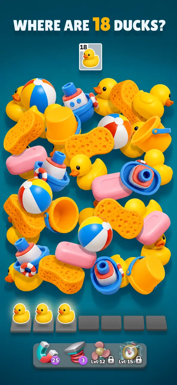 Triple Match 3D iOS Mod IPA screenshot 3 - iOS game interface