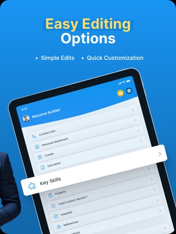 AI Resume Maker • Make Resume iPad screenshot