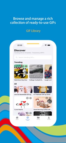 Wonder Gif - GIF Keyboard iPhone screenshot