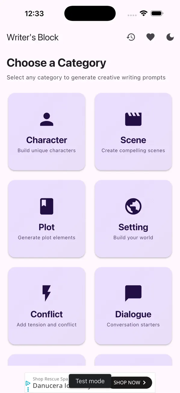 #1. PG Writer's Block (iOS) Ved: Celtic Wards, LLC