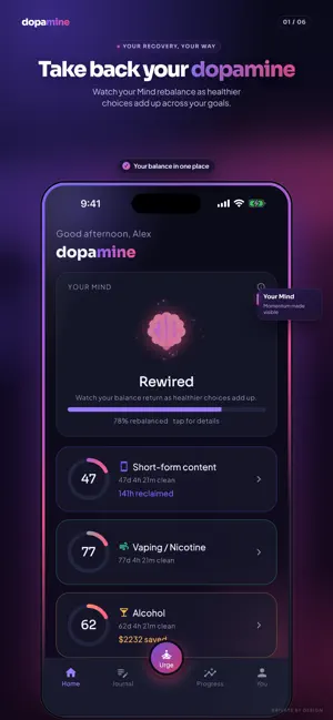 dopaMINE: Reset Your Brain screenshot 1