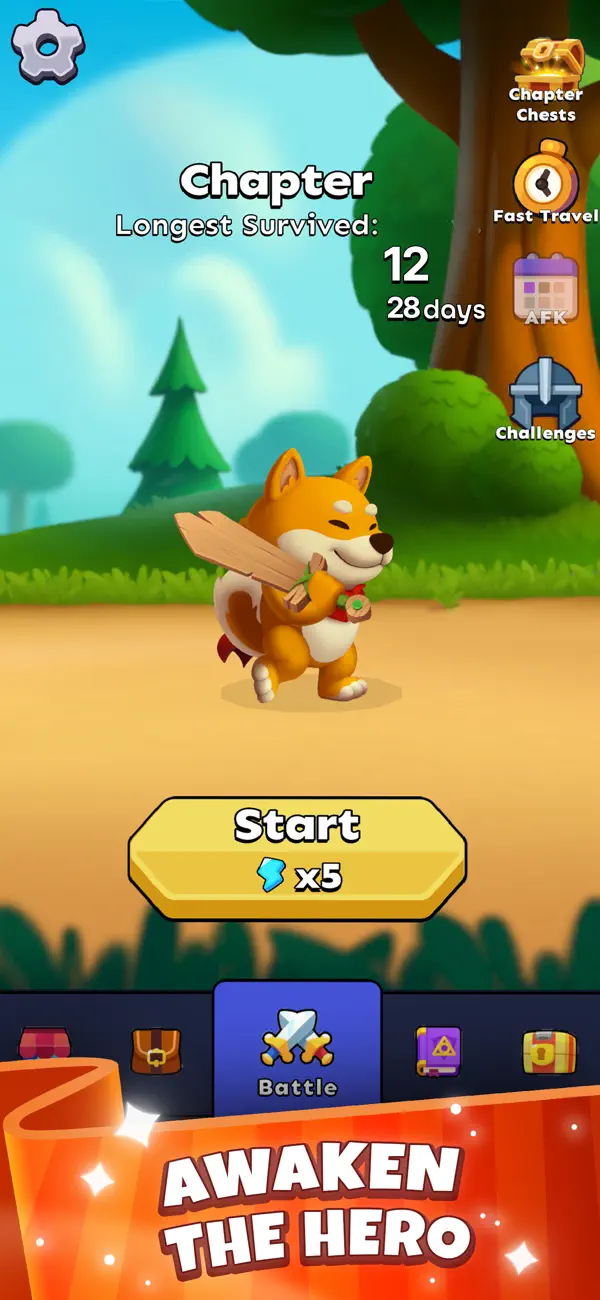 Shiba Story Go! RPG Idle Game Hack screenshot 3 - game app interface
