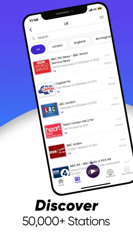 Radio FM: Music, News & Sports screenshot 3 of 10