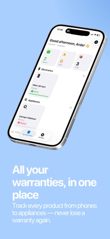 Varanti : Warranty Tracker Screenshot 1 of 3