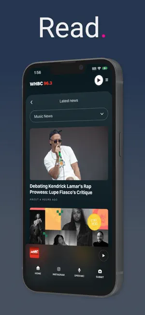 WHBC Howard U Radio Station screenshot 2