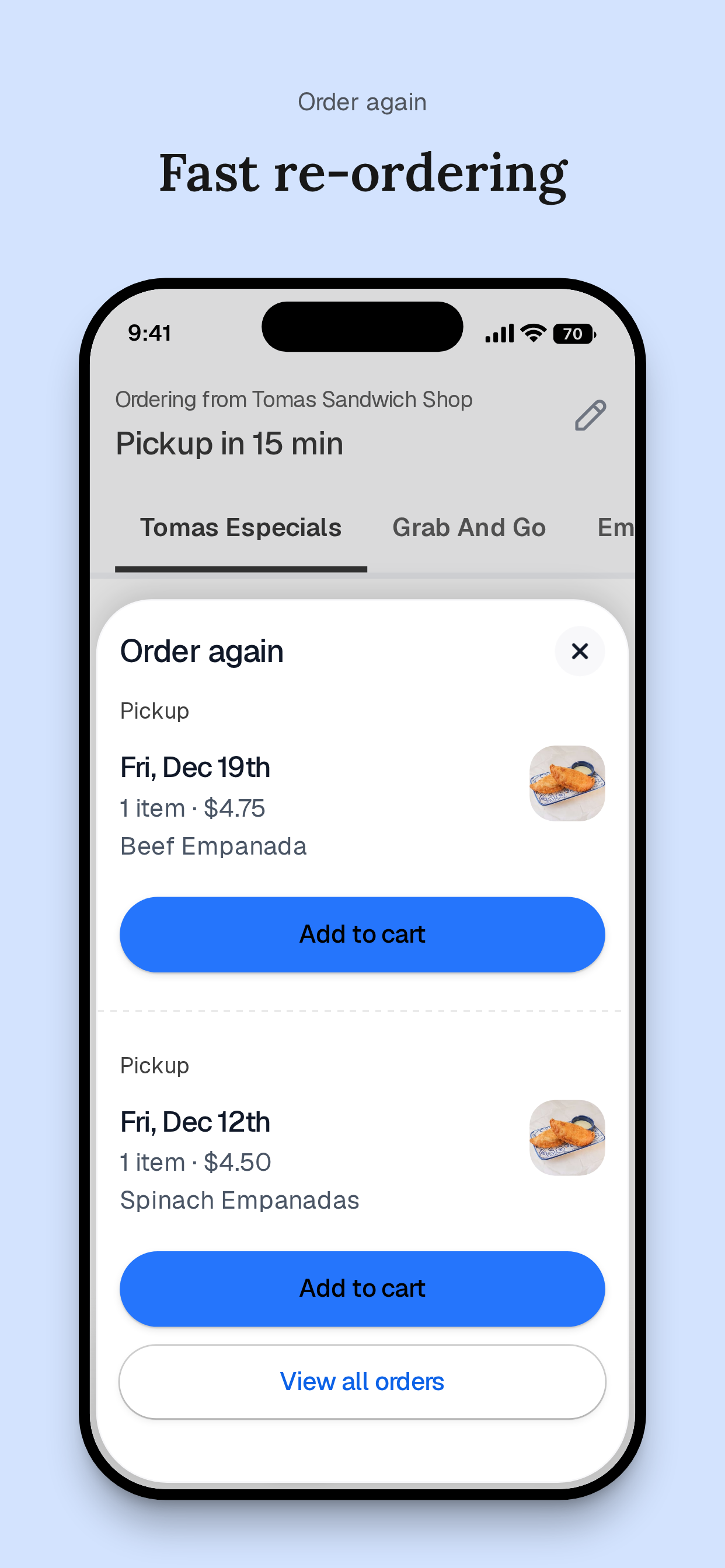 Tomas Sandwich Shop screenshot 4