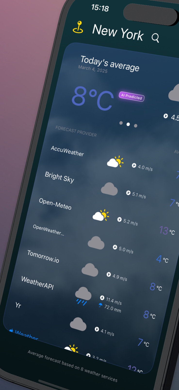 Unified Weather iphone screenshot 1