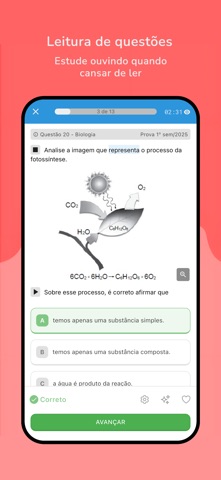 Etec Simulados Vestibulinho screenshot