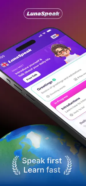 LunaSpeak: AI Speaking Coach screenshot 1