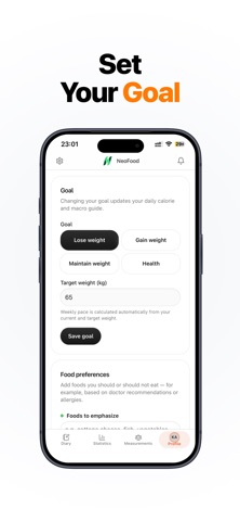 NeoFood – Calorie Tracker Screenshot 2 of 5