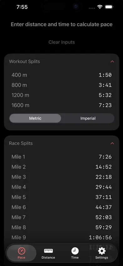 Simple Pace screenshot 3