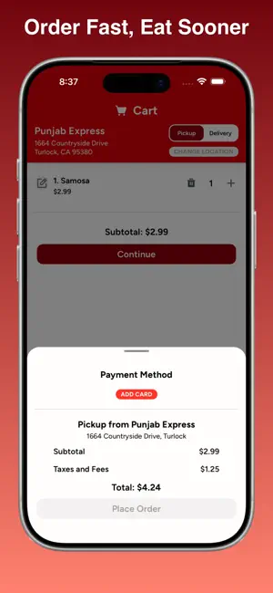 Punjab Express - Ordering screenshot 4
