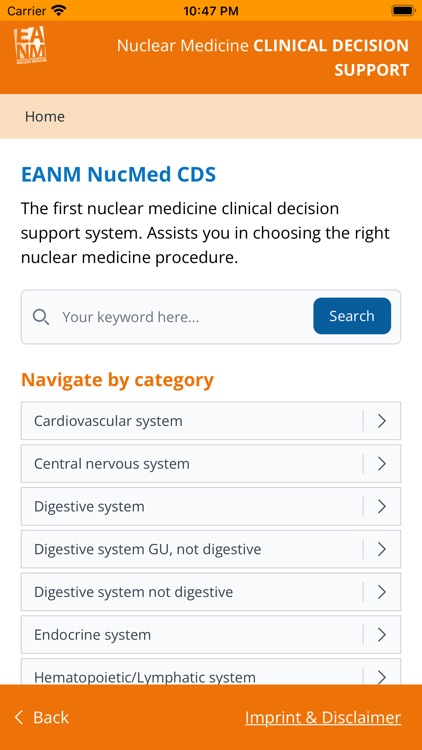 EANM Clinical Decision Support
