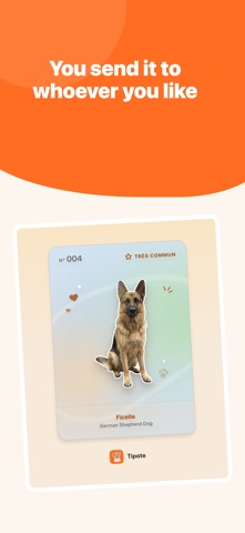 Tipote: Dog sticker album iPhone screenshot
