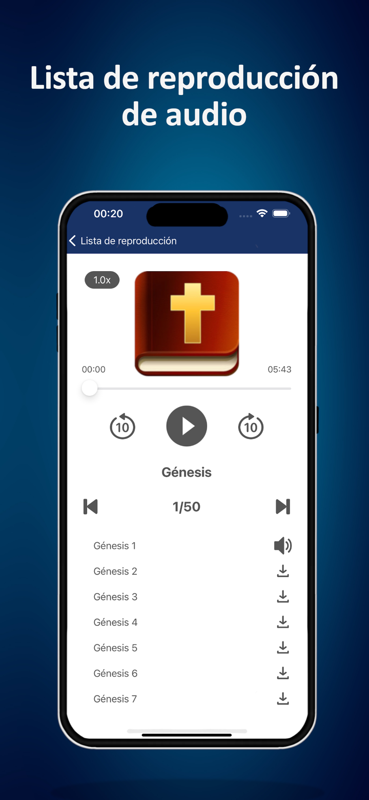 Biblia Reina Valera (Audio) screenshot 4