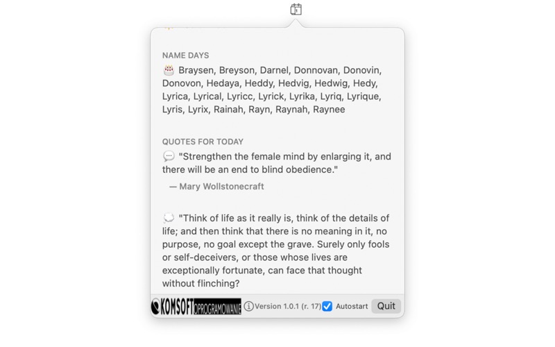 DayScope screenshot
