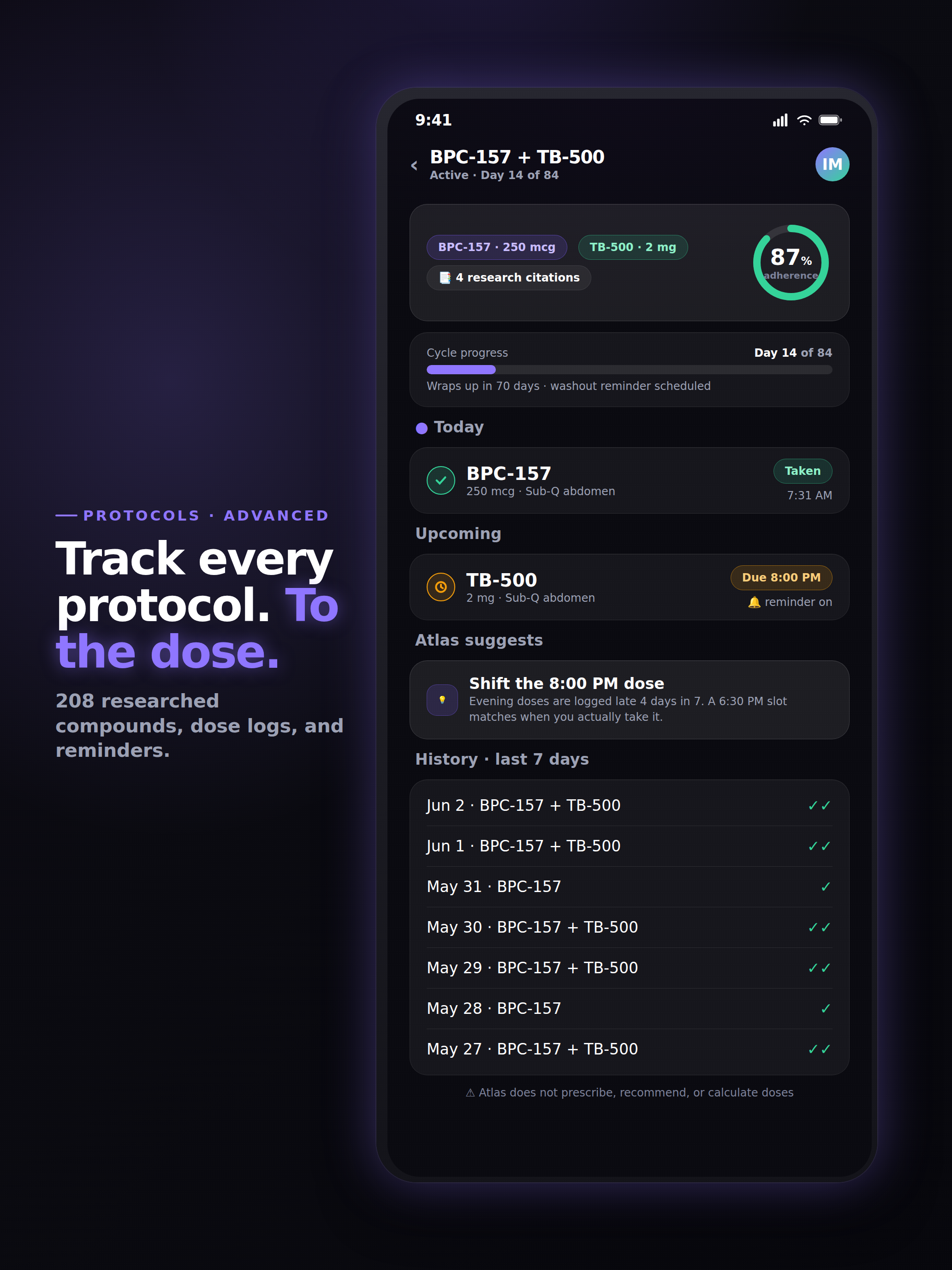 Atlas: Fitness & Recovery screenshot 16