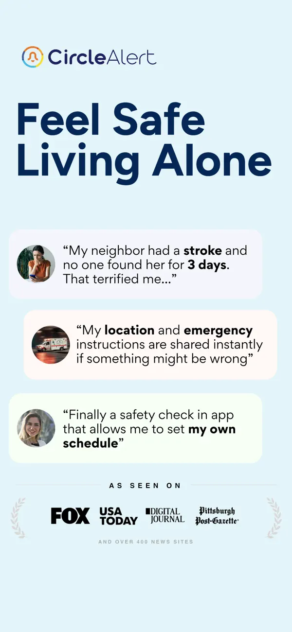 Screenshot #1 pour Circle Alert Wellness Check In