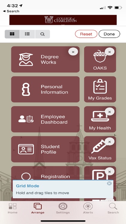 College of Charleston MyPortal