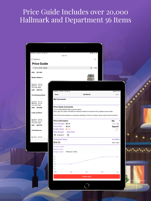 YuleLog iPad screenshot 3 - Reference app