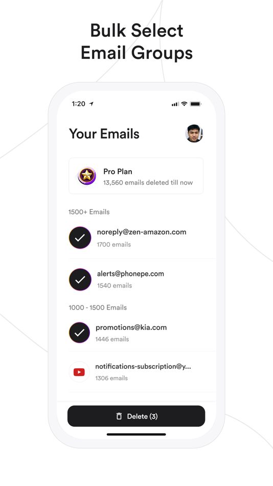 #2. Happy Inbox - Email Cleaner (iOS) 由: DPSL Happy Inbox Private Limited