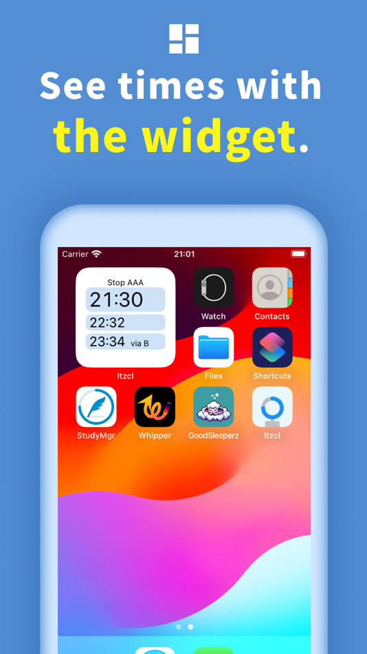 #4. Itzcl - My usual timetable (iOS) By: Hiroaki Abe