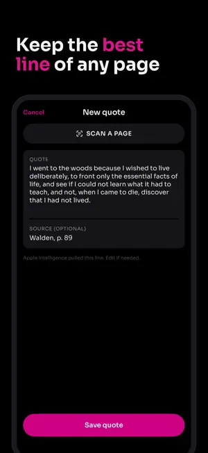 Pink Mark: Book Quotes screenshot 4