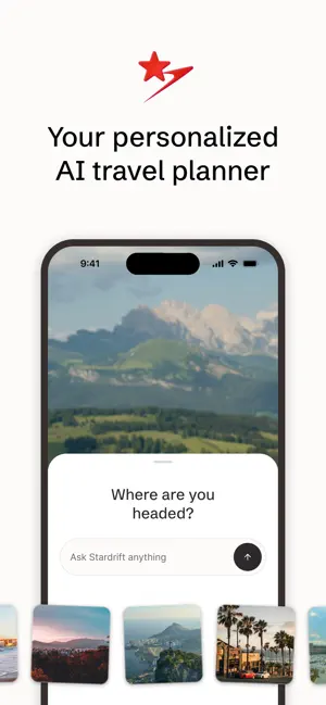 Stardrift: AI Travel Planner screenshot 1