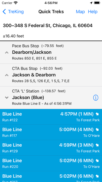 TreKing (CTA • Metra • Pace) Screenshot