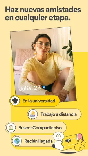 Captura de pantalla de Bumble For Friends: Haz Amigos en iPhone 2