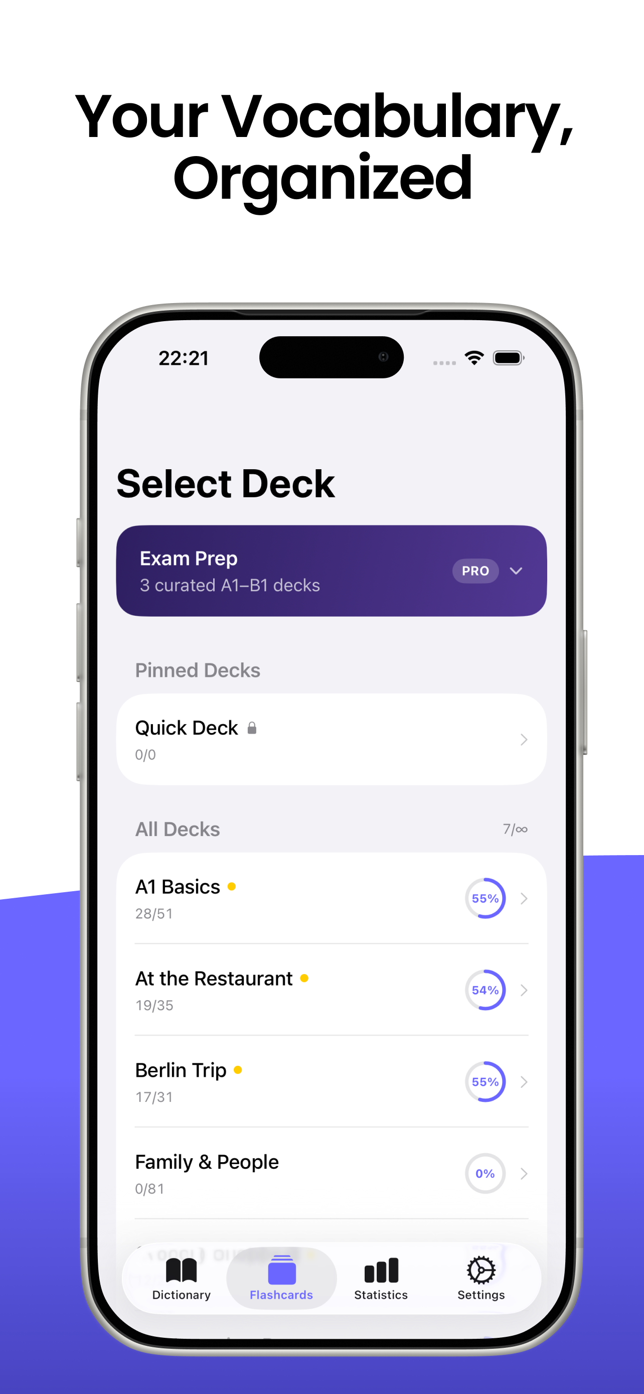 German Vocabulary: Quick Deck screenshot 4