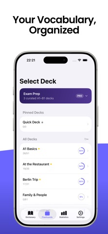 German Vocabulary: Quick Deck screenshot